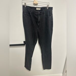 Abercrombie & Fitch Black Jeans- 32/14L Slim Straight